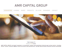 Tablet Screenshot of amrcapitalgroup.com